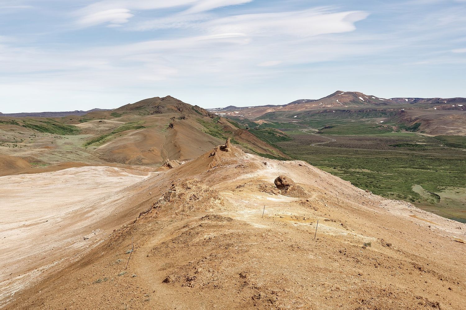 Hikers on the ridge