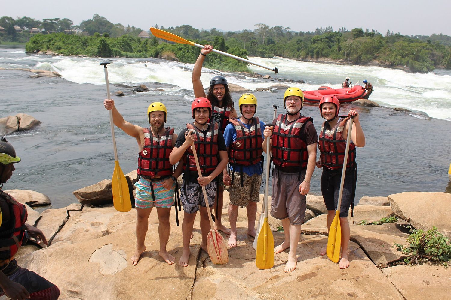 Whitewater rafting