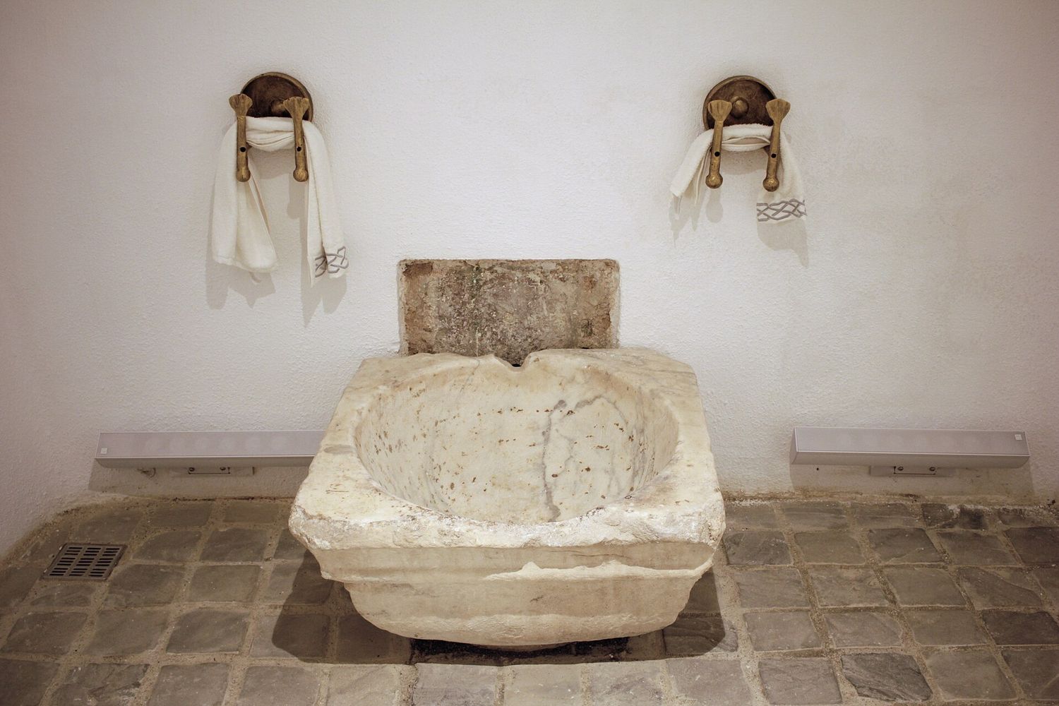 Marble hammam steam room